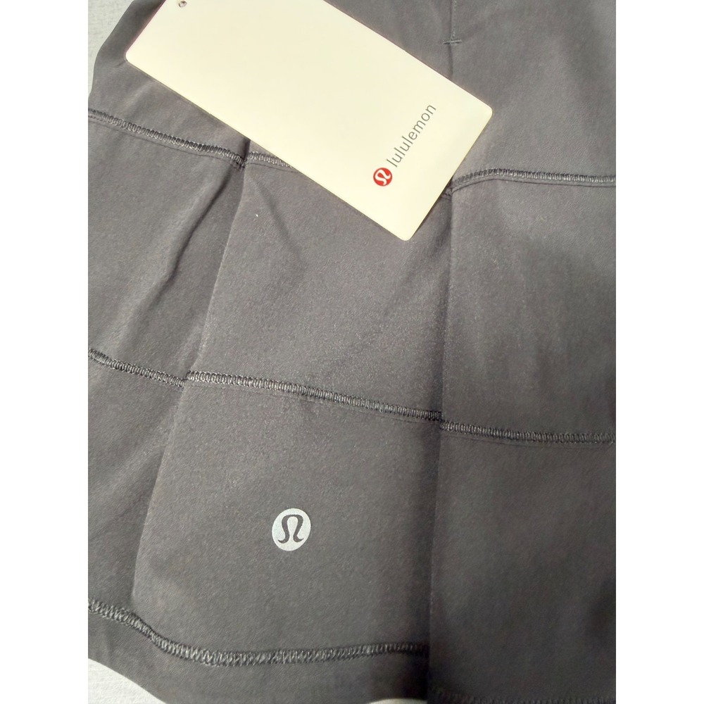 Lululemon Pace Rival Mid-Rise Skirt Black NWT Size 6 Pockets Excellent Tennis - Picture 7 of 13